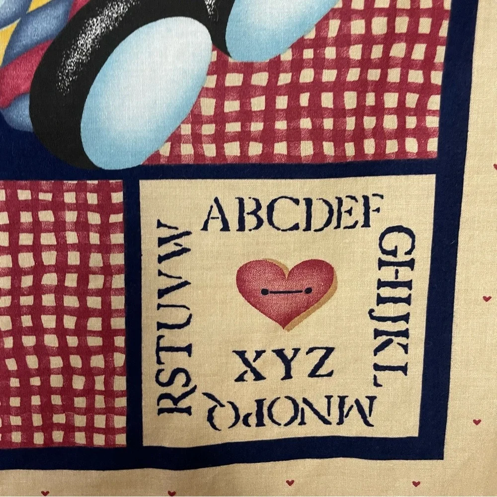 Vintage 1997 Daisy Kingdom Quilt Panel Fabric Project Applique Sew Baby #K32‎